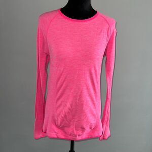 Victoria’s Secret Sport Long Sleeve Athletic Swiftly Top Womens Large Pink